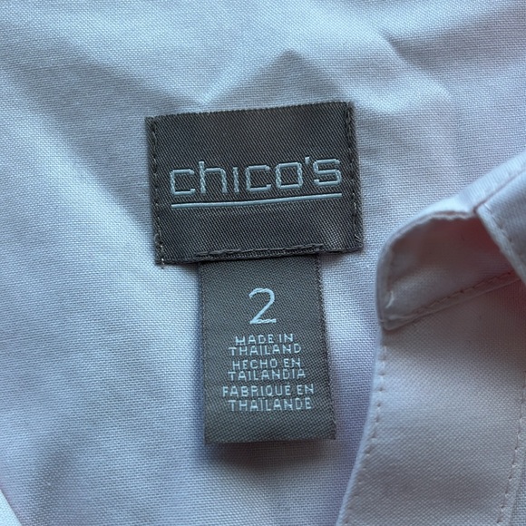 Chico’s long sleeve button up - Picture 2 of 3